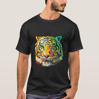 T-shirt Rainbow Tiger Animal