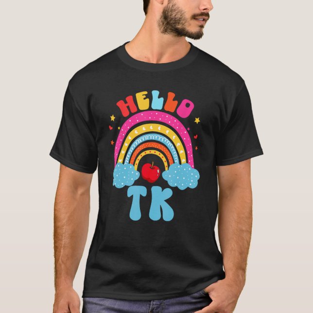 T-shirt Rainbow TK Enseignant Transitoire maternelle Retou (Devant)