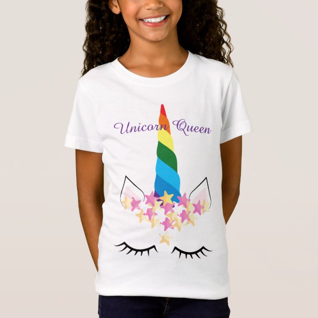 T-Shirt Rainbow Unicorn Magic (Devant)