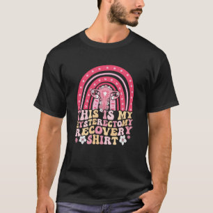 T-shirt Rainbow Uterus Support Hystérectomie Récupération