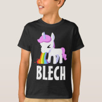 T-shirt RAINBOW VOMIT UNICORN FUNNY KIDS