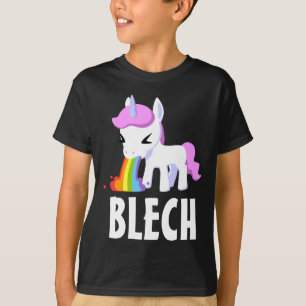 T-shirt RAINBOW VOMIT UNICORN FUNNY KIDS
