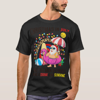 T-shirt Rainbow Xmas En Juillet Oubliez Le Lait Et Les Coo