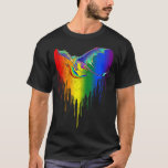 T-shirt Rainbows Dragons Heart Classic Pour LGBT Gay Les T<br><div class="desc">Rainbows Dragons Heart Classic Pour LGBT Gay Les T-Shirt</div>