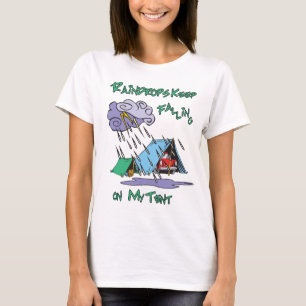 T-shirt Raindrops Camping