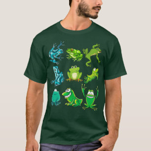 T-shirt Rainforest Amphibian Kids Gift Idea Cute Frog