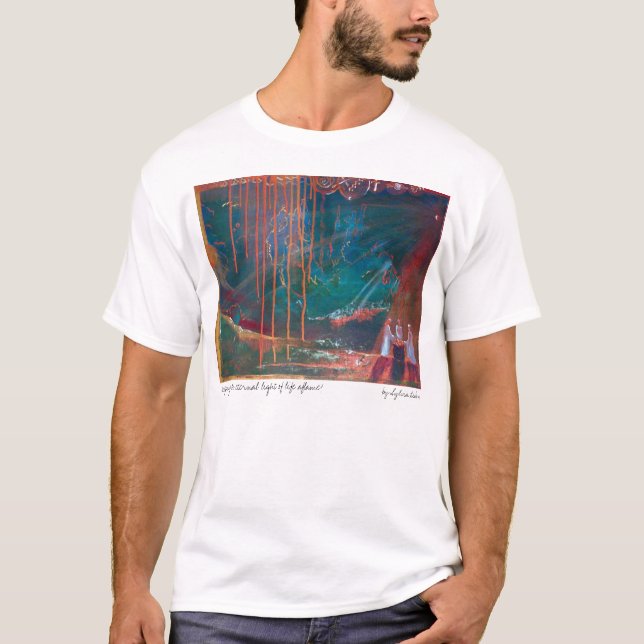T-shirt rainingdown, gardant la lumière éternelle de la (Devant)