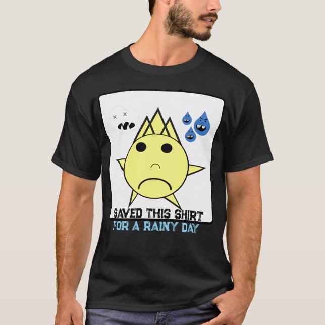 T-shirt Rainy Day : Skullnskin Graphics  (Devant)