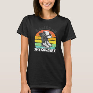 T-shirt Raised On 90's Country Music Vintage Southern West