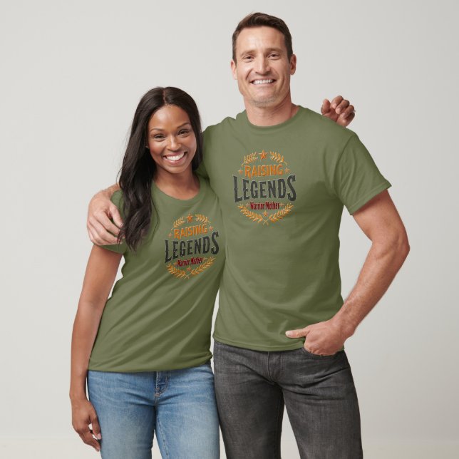 T-shirt Raising Legends – Warrior Mother Design (Unisexe)