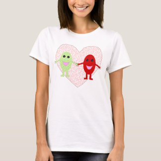 T-shirt Raisins en amour Dames T Chemise