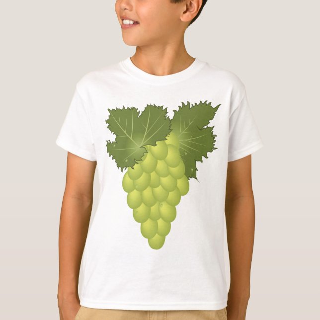 T-shirt Raisins verts (Devant)