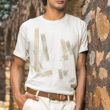 Raking Up Abstrait Art T Shirt