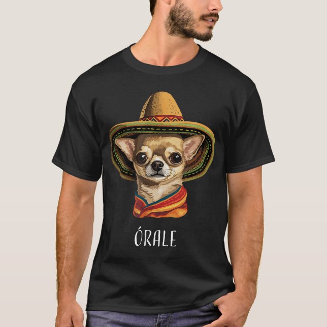 T-shirt Rale Espagnol Chihuahua (Devant)