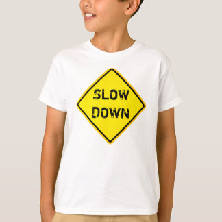 T-shirt ralentir