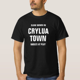 T-SHIRT RALENTIR EN CRYLUA TOWN HAOLES EN JEU