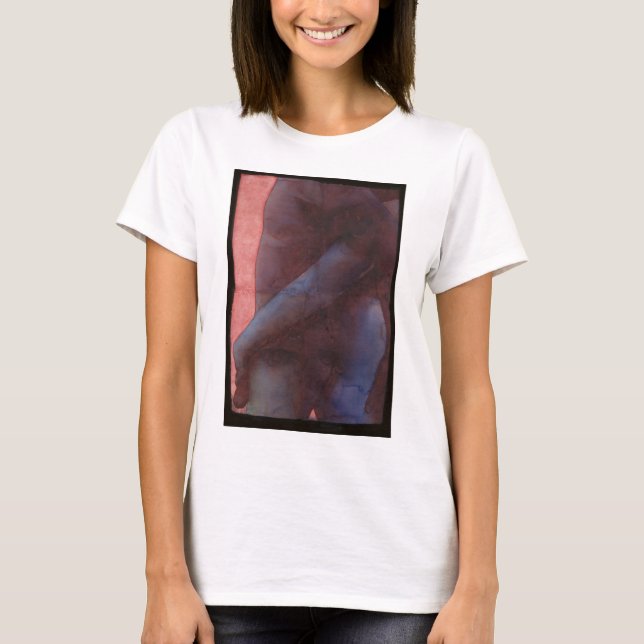 T-shirt Ralentissez la brûlure deux (Devant)