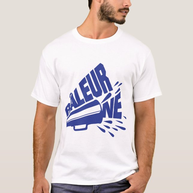 T-shirt raleur ne citation porte voix (Devant)