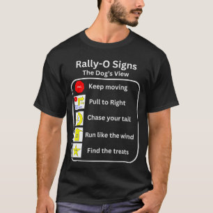 T-shirt Rally d'obéissance de chien drôle Hommes Femmes dr