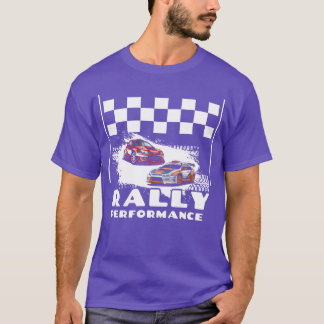 T-shirt Rally Performance Motorsport Racing Car vintage fa