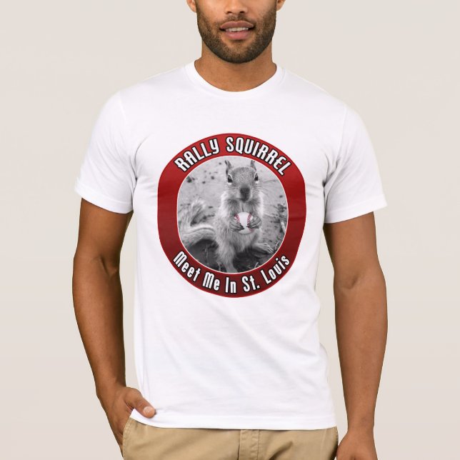 T-shirt Rally Squirrel - Rencontrez-moi à Louis (Devant)