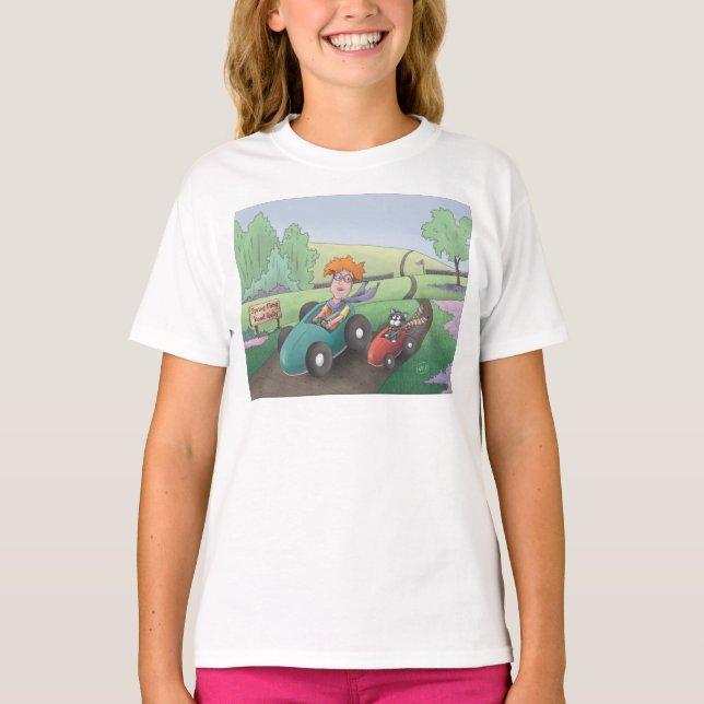 T-Shirt Rallye Cat Lady Road (Devant)
