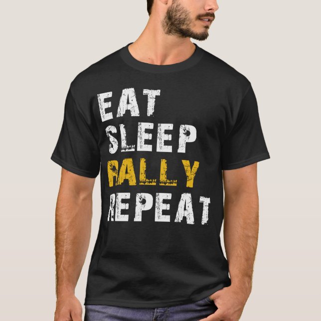 T-shirt rallye du sommeil (Devant)