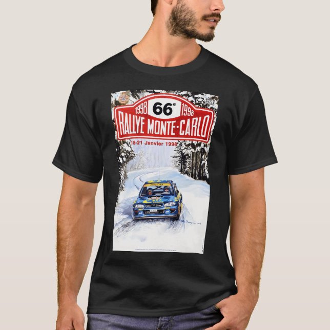 T-shirt Rallye Monte Carlo 1998 (Devant)
