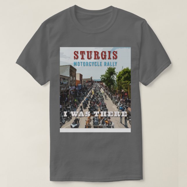T-shirt Rallye moto Sturgis 1 (Design devant)