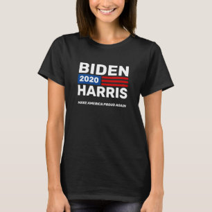 T-shirt Rallye noir de la campagne Joe Biden Kamala Harris