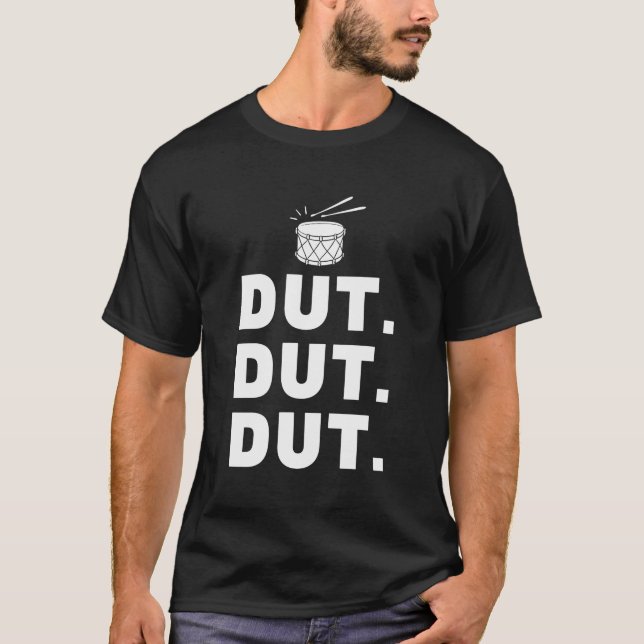 T-shirt Rallye Pep de Drumline de la bande de Marche Dut D (Devant)
