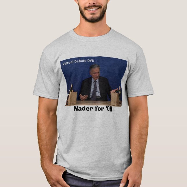 T-shirt Ralph, Nader pour '08 (Devant)