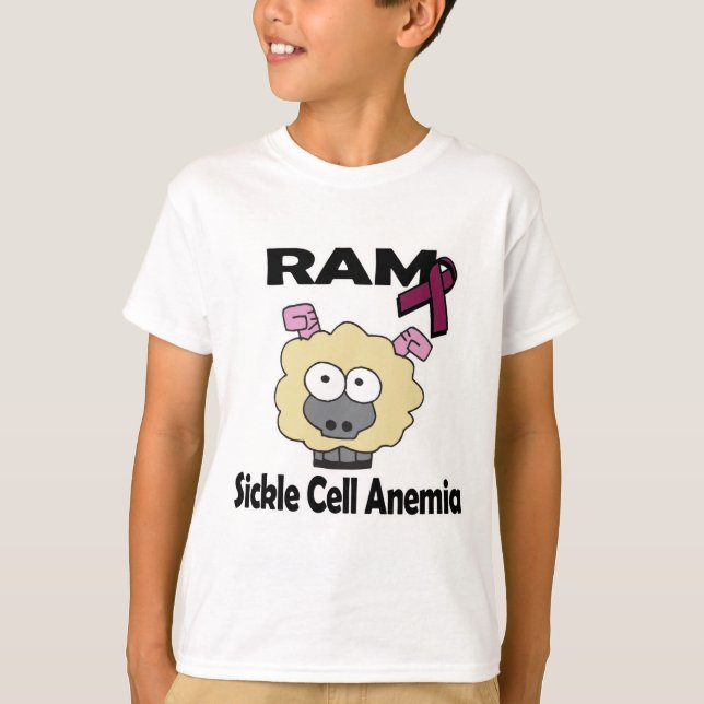 T-shirt RAM Anémie de la faucille (Devant)
