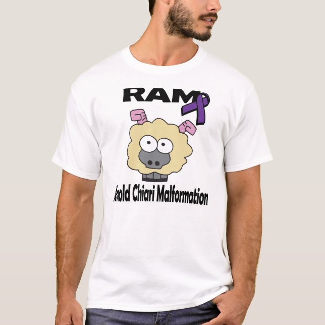 T-shirt RAM Arnold Chiari Malformation (Devant)