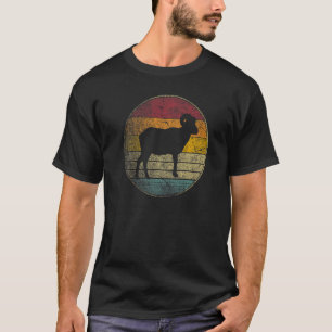 T-shirt Ram Sheep Goat Gif Retro Style Vintage les années