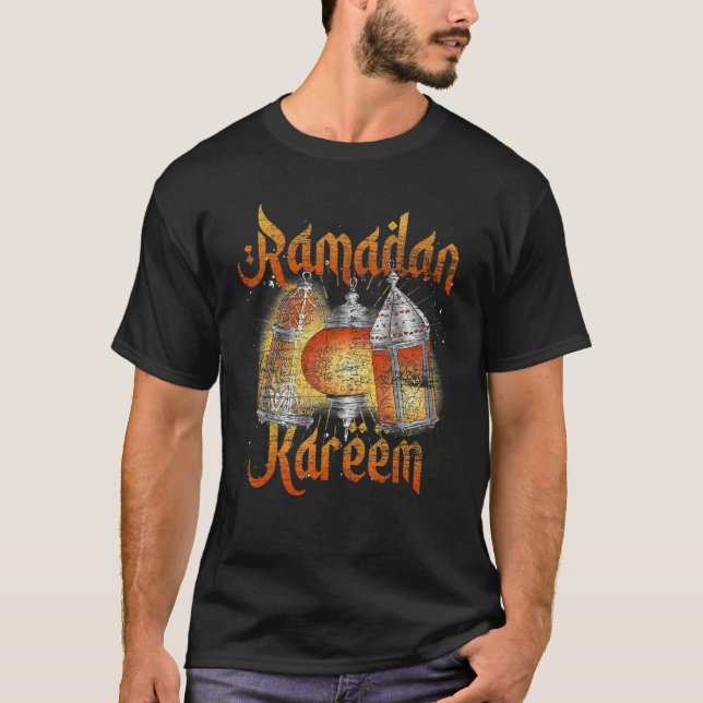 T-shirt Ramadan Kareem Muslim Fasting Islamic Celebration  (Devant)