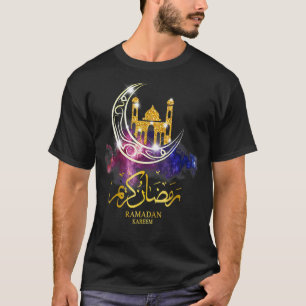 T-shirt Ramadan Kareem Priez Pour Les Musulmans Mubarak Is