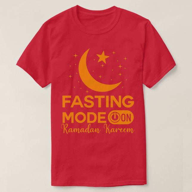 T-shirt Ramadan Mode Jeûne Sur Happy Ramadan Musulmans H (Design devant)