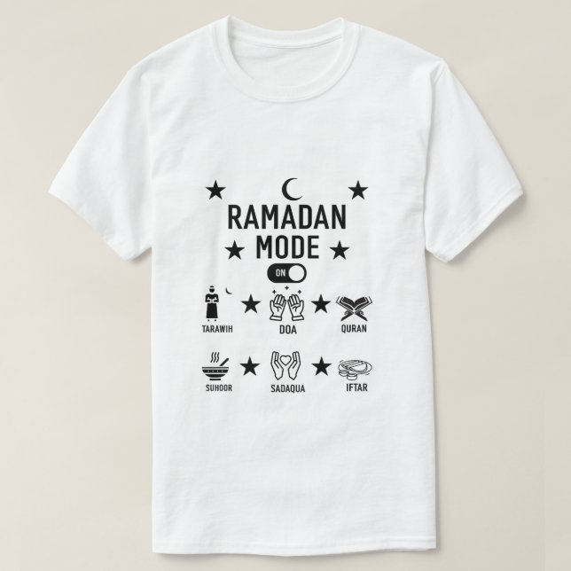 T-shirt Ramadan Mubarak Shirt (Design devant)