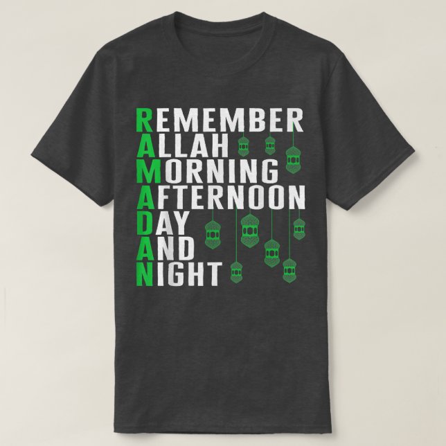 T-shirt Ramadan Nuit musulmane Prière arabe Islam Isla (Design devant)