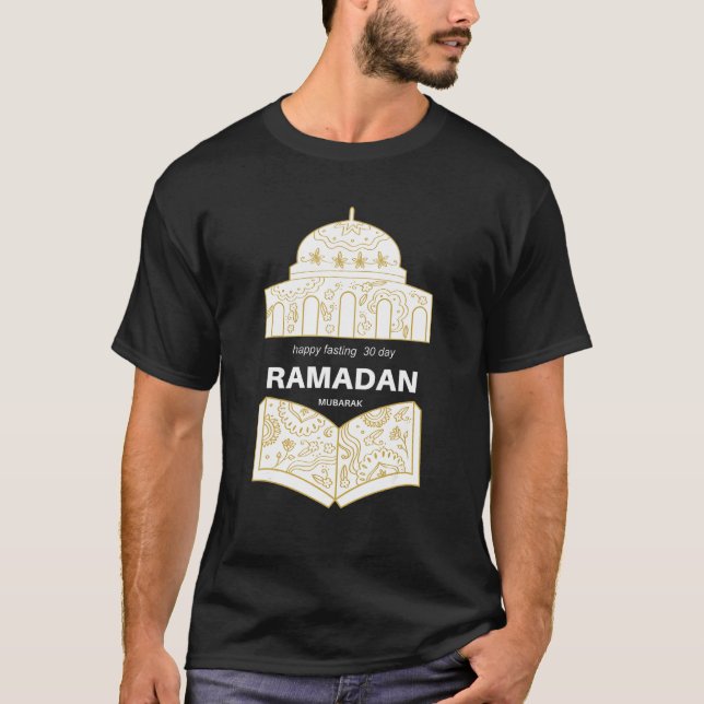 T-shirt Ramadan Vêtements Islamique Umrah Hijra Pour Homme (Devant)