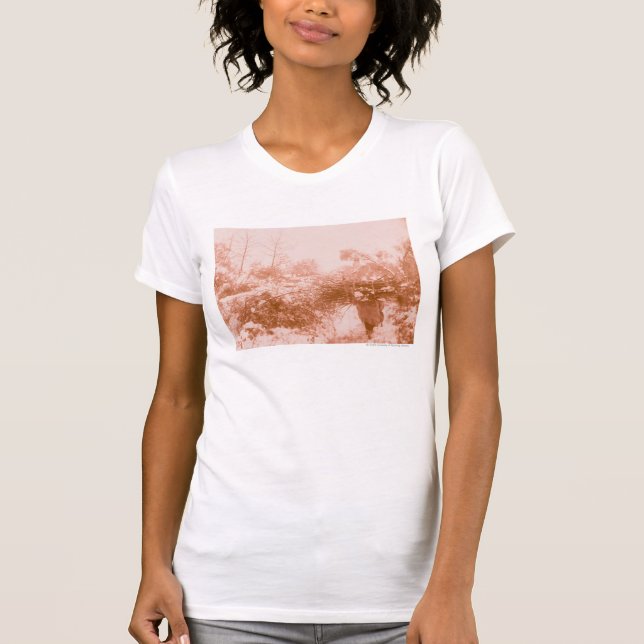 T-shirt Ramasseur en bois de femme (Devant)