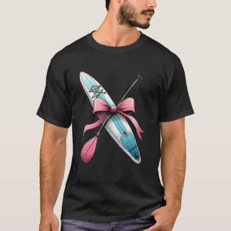 T-shirt Rame à l'avant coquette pour bateau de paddle SUP