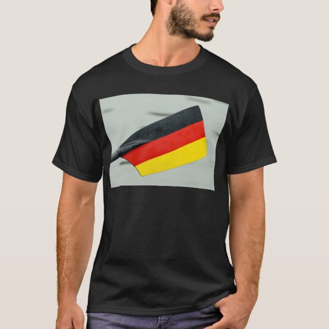 T-shirt Rame avec drapeau allemand (Devant)