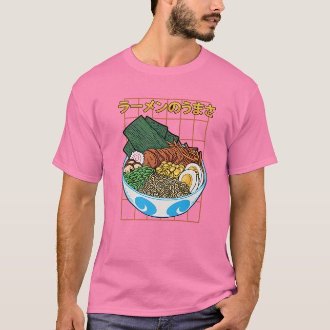 T-shirt Ramen - Anime Art - Otaku Japonais de la nourritur (Devant)