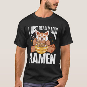 T-shirt Ramen Anime Japonaise Soupe De nouilles J'Aime Vra