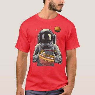 T-shirt Ramen Astronaut japonais Anime Kawaii Girls Premiu