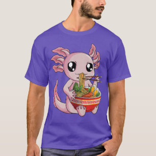 T-shirt Ramen Axolotl Kawaii Anime Japonais Food Gift Girl