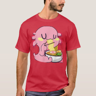 T-shirt Ramen Axolotls Japonais Kawaii Anime