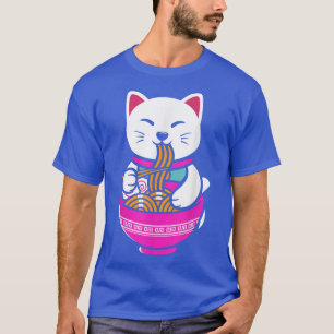 T-shirt Ramen Cat Anime Neko Cadeau Kawaii 1175
